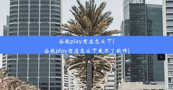 谷歌play商店怎么下(谷歌play商店怎么下载不了软件)