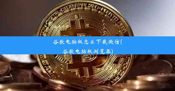 谷歌电脑版怎么下载微信(谷歌电脑版浏览器)