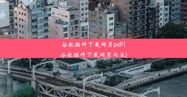 谷歌插件下载网页pdf(谷歌插件下载网页内容)