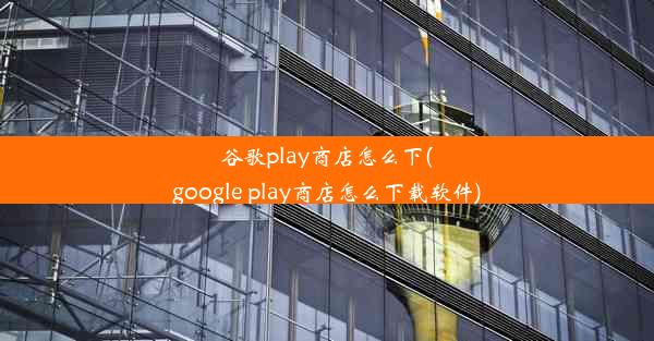 谷歌play商店怎么下(google play商店怎么下载软件)