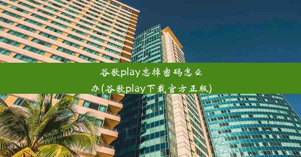 谷歌play忘掉密码怎么办(谷歌play下载官方正版)