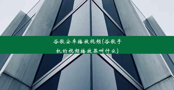 谷歌安卓播放视频(谷歌手机的视频播放器叫什么)