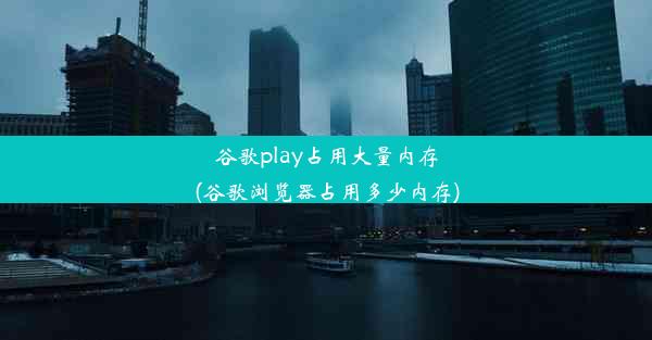 谷歌play占用大量内存(谷歌浏览器占用多少内存)