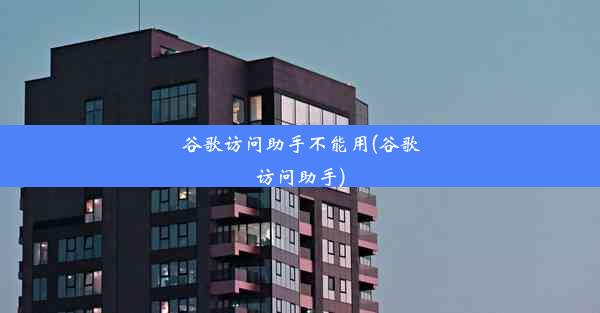 谷歌访问助手不能用(谷歌访问助手)