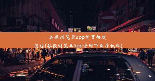 谷歌浏览器app首页快捷图标(谷歌浏览器app官网下载手机版)