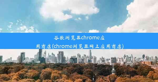 谷歌浏览器chrome应用商店(chrome浏览器网上应用商店)