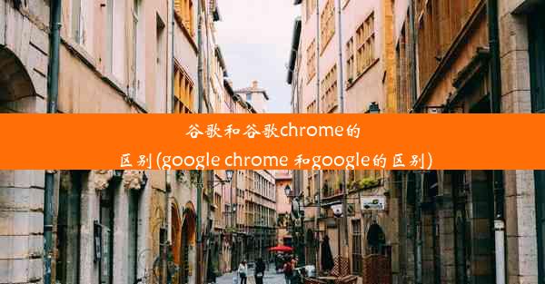 谷歌和谷歌chrome的区别(google chrome 和google的区别)