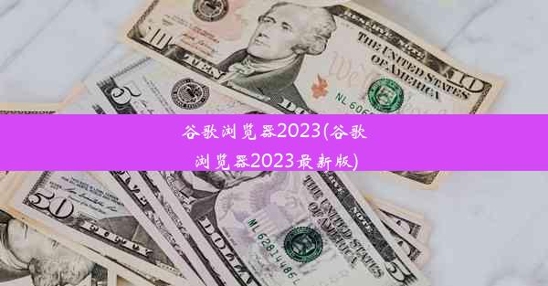 谷歌浏览器2023(谷歌浏览器2023最新版)