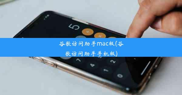 谷歌访问助手mac版(谷歌访问助手手机版)