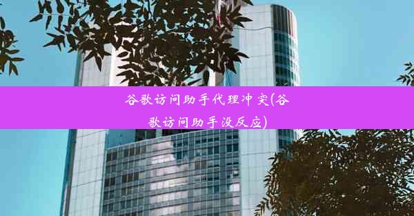 谷歌访问助手代理冲突(谷歌访问助手没反应)