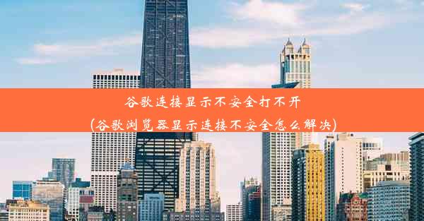 谷歌连接显示不安全打不开(谷歌浏览器显示连接不安全怎么解决)