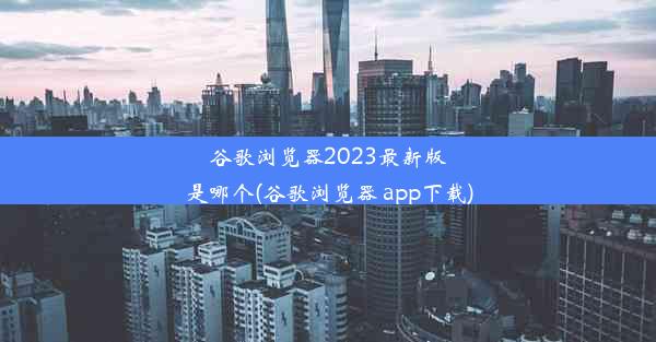 谷歌浏览器2023最新版是哪个(谷歌浏览器 app下载)