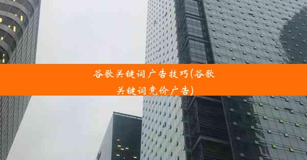 谷歌关键词广告技巧(谷歌关键词竞价广告)