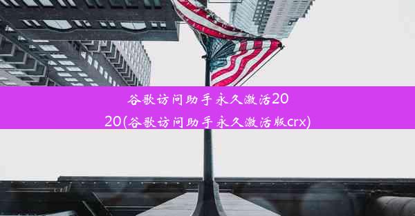 谷歌访问助手永久激活2020(谷歌访问助手永久激活版crx)