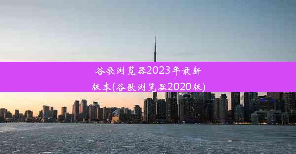 谷歌浏览器2023年最新版本(谷歌浏览器2020版)