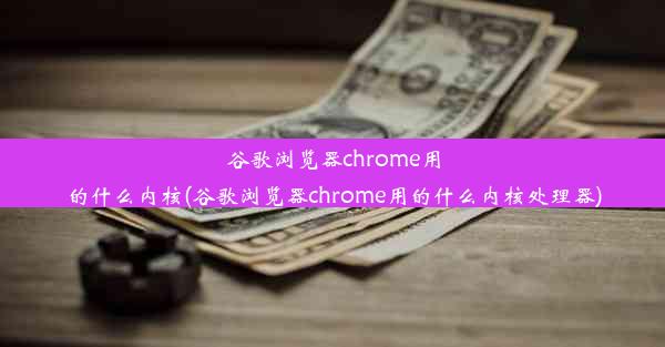 谷歌浏览器chrome用的什么内核(谷歌浏览器chrome用的什么内核处理器)