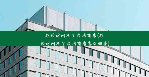 谷歌访问不了应用商店(谷歌访问不了应用商店怎么回事)