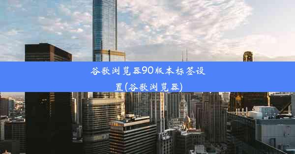 谷歌浏览器90版本标签设置(谷歌浏览器)