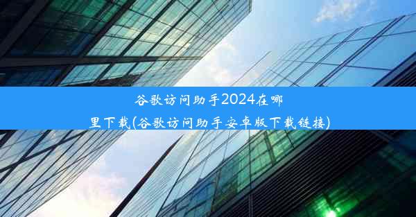 谷歌访问助手2024在哪里下载(谷歌访问助手安卓版下载链接)