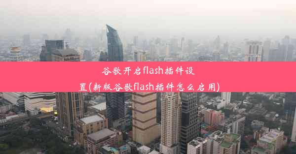 谷歌开启flash插件设置(新版谷歌flash插件怎么启用)