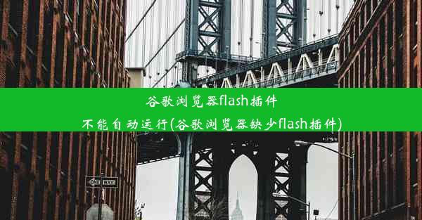 谷歌浏览器flash插件不能自动运行(谷歌浏览器缺少flash插件)