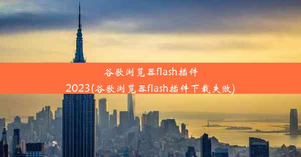 谷歌浏览器flash插件2023(谷歌浏览器flash插件下载失败)