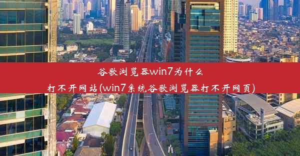 谷歌浏览器win7为什么打不开网站(win7系统谷歌浏览器打不开网页)