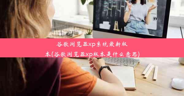 谷歌浏览器xp系统最新版本(谷歌浏览器xp版本是什么意思)