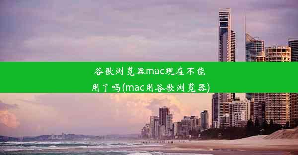 谷歌浏览器mac现在不能用了吗(mac用谷歌浏览器)