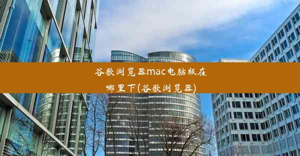 谷歌浏览器mac电脑版在哪里下(谷歌浏览器)