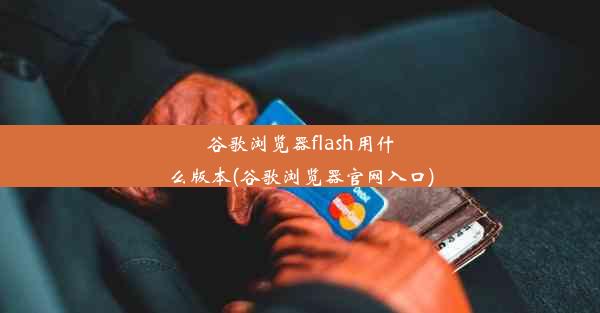 谷歌浏览器flash用什么版本(谷歌浏览器官网入口)