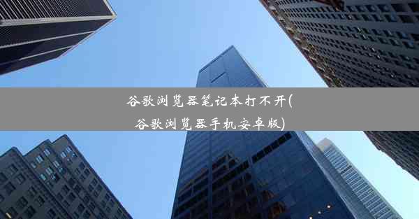 谷歌浏览器笔记本打不开(谷歌浏览器手机安卓版)