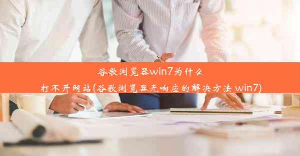 谷歌浏览器win7为什么打不开网站(谷歌浏览器无响应的解决方法 win7)