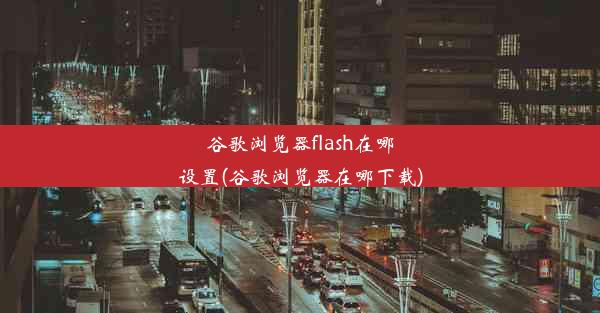 谷歌浏览器flash在哪设置(谷歌浏览器在哪下载)