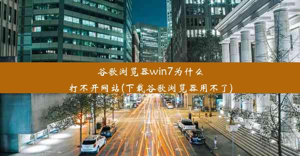 谷歌浏览器win7为什么打不开网站(下载谷歌浏览器用不了)