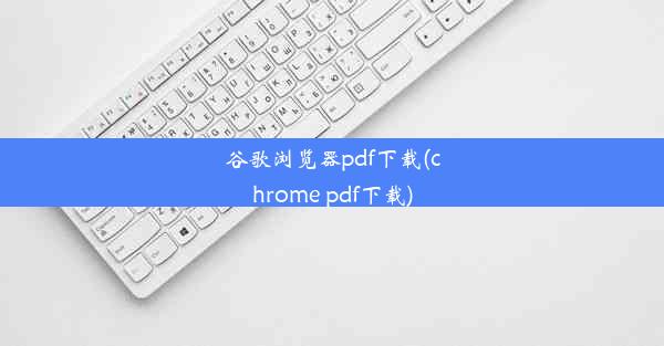 谷歌浏览器pdf下载(chrome pdf下载)