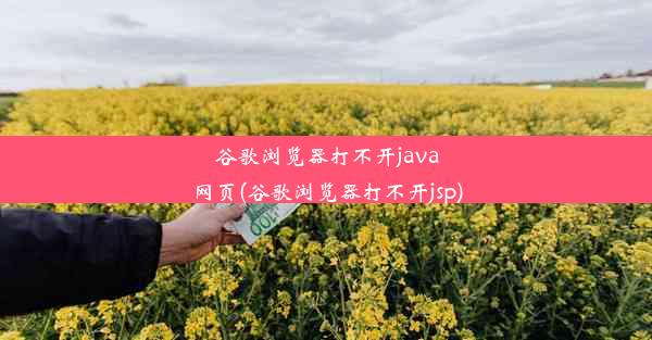 谷歌浏览器打不开java网页(谷歌浏览器打不开jsp)