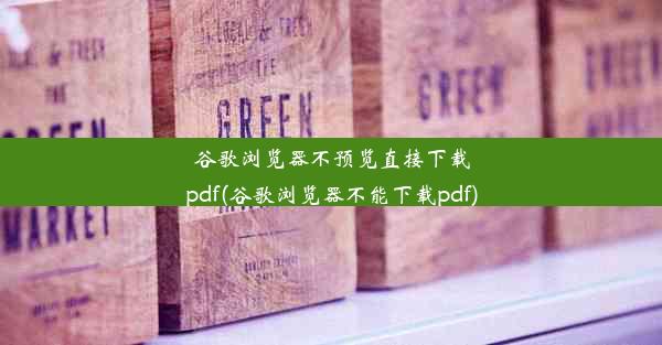 谷歌浏览器不预览直接下载pdf(谷歌浏览器不能下载pdf)