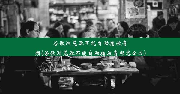 谷歌浏览器不能自动播放音频(谷歌浏览器不能自动播放音频怎么办)